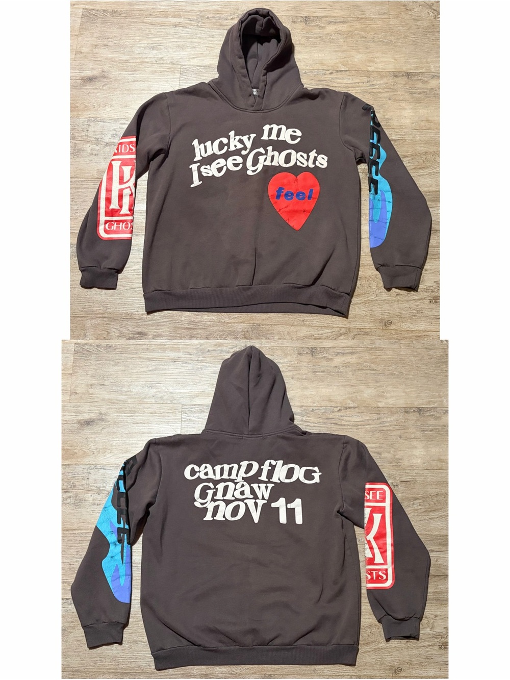 Cactus Plant Flea Market Kanye + Kid Cudi See Ghosts Double Sided Graphic Hoodie